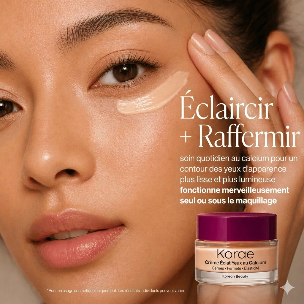 Crème contour des yeux éclaircissante au calcium Korae Seoul