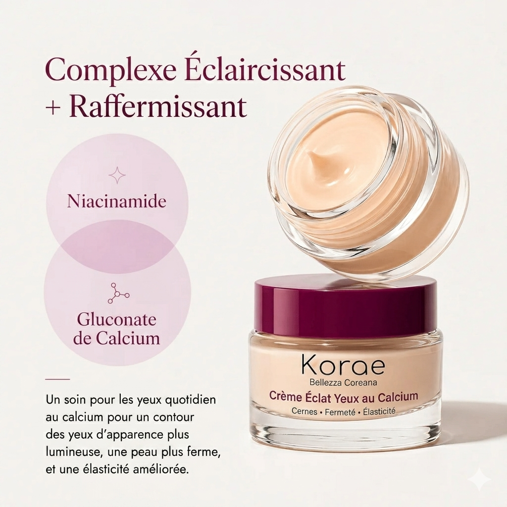 Crème contour des yeux éclaircissante au calcium Korae Seoul