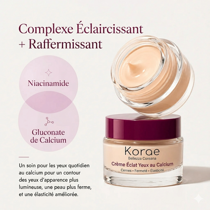 Crème contour des yeux éclaircissante au calcium Korae Seoul