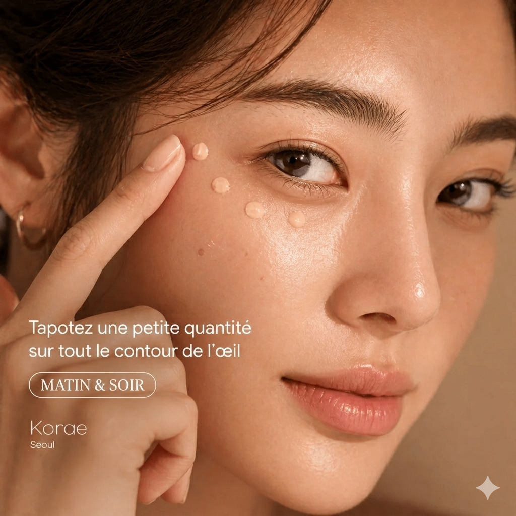 Crème contour des yeux éclaircissante au calcium Korae Seoul