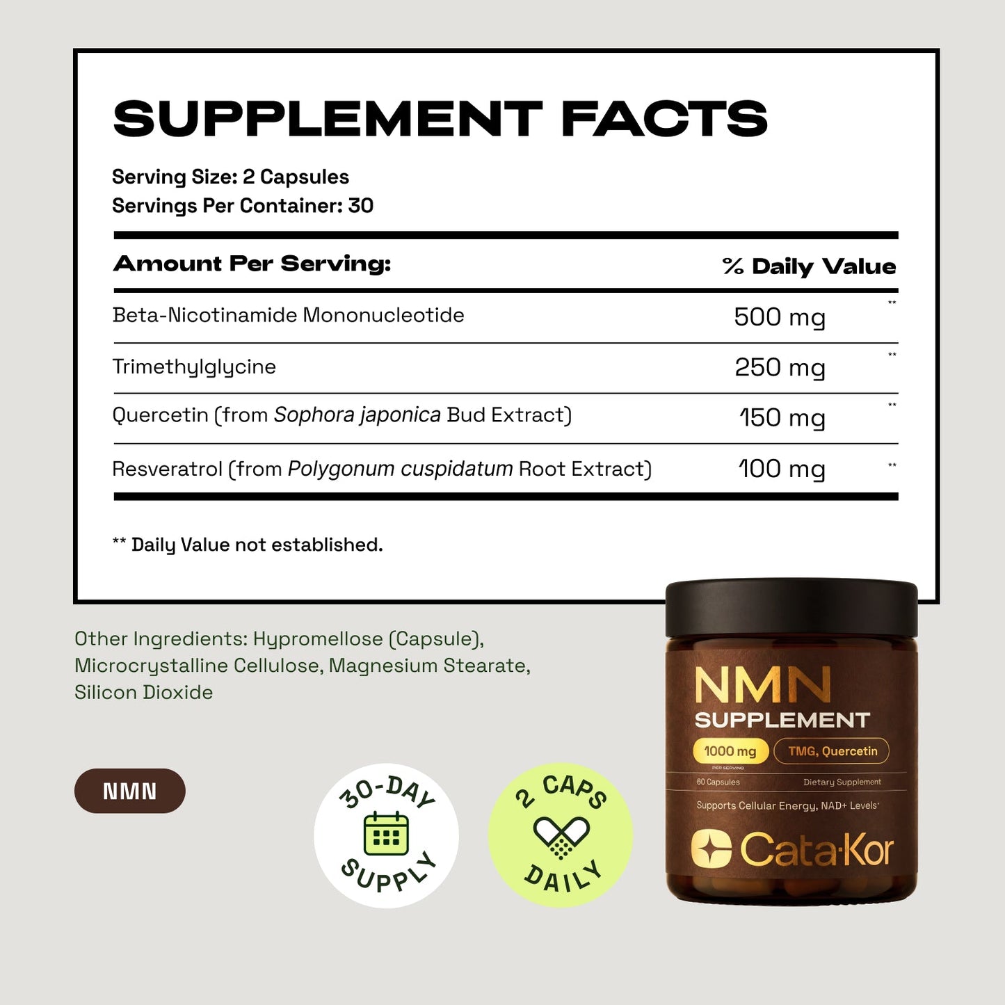 NMN COMPLEX & LIPOSOMAL GLUTATHIONE
