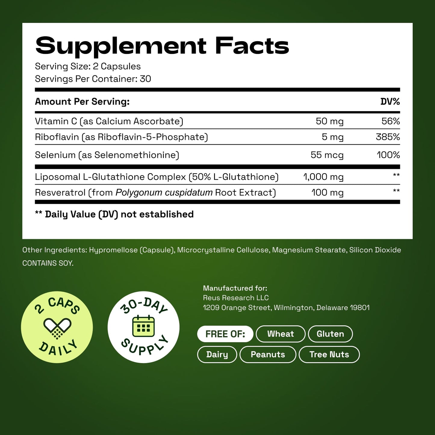 NMN COMPLEX & LIPOSOMAL GLUTATHIONE